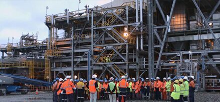 Safety briefing on-site